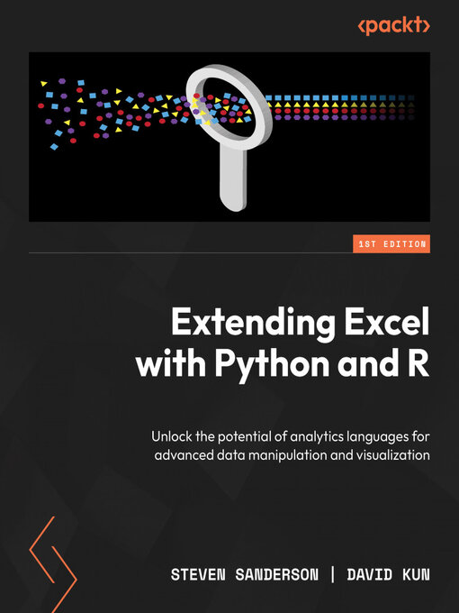Title details for Extending Excel with Python and R by Steven Sanderson - Available